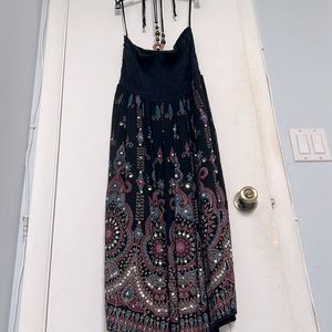 Bohemian Tube Top Dress